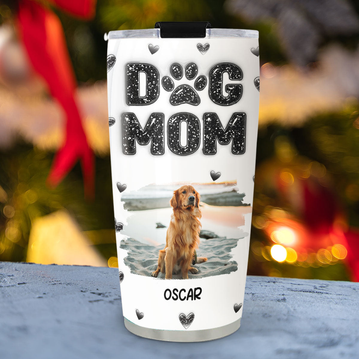 Adore You Photo - Personalized 3D Inflated Effect Tumbler