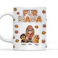 Custom Christmas Birthday Gifts For Pet Mom, Pet Lovers • Spicy Cinnamon Fur Ver - Personalized 3D Inflated Effect Mug
