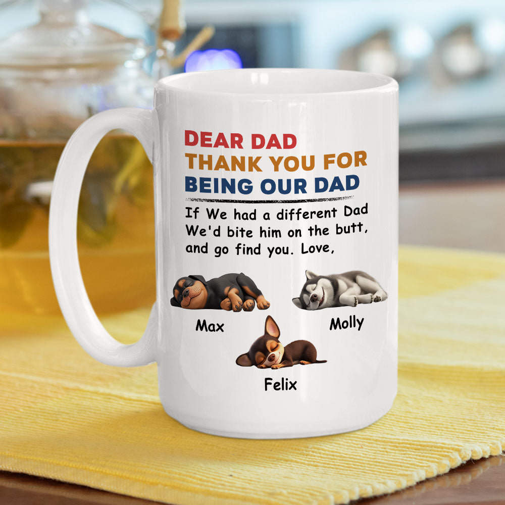 Custom Christmas Birthday Gifts For Dog Lovers • If I Had A Different - Personalized Coffee Mug