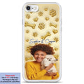 Gold Glitter Dog Mom Photo - Personalized 3D Effect Phone Case