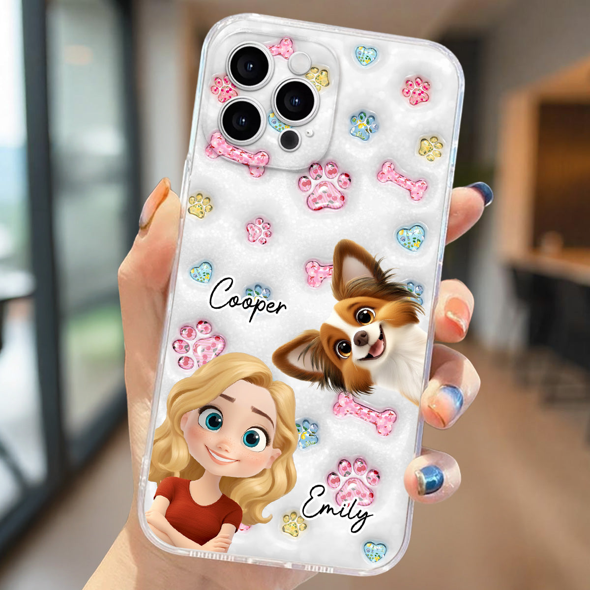 Cherry On Top - Personalized 3D Inflated Effect Phone Case