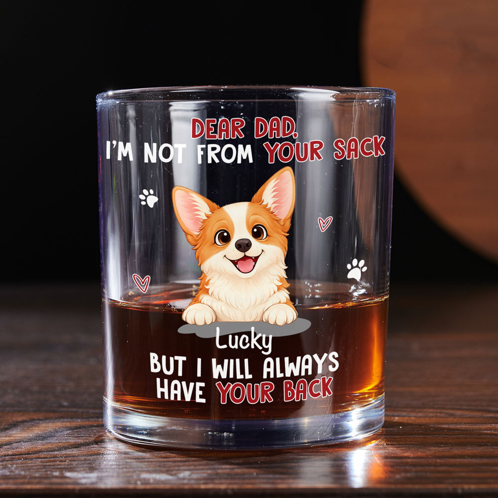 We Chose You Obviously - Personalized Whiskey Glass