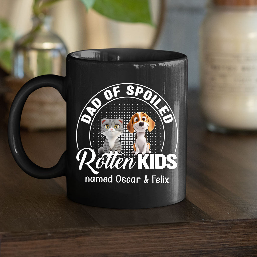 Custom Christmas Birthday Gifts For Pet Lovers • Handsome Spoiled Rotten Pet - Personalized Coffee Mug