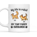 Custom Father's day Birthday Gifts For Cat Dad, Cat Lovers • Your Overlords - Personalized 3D Inflated Effect Mug