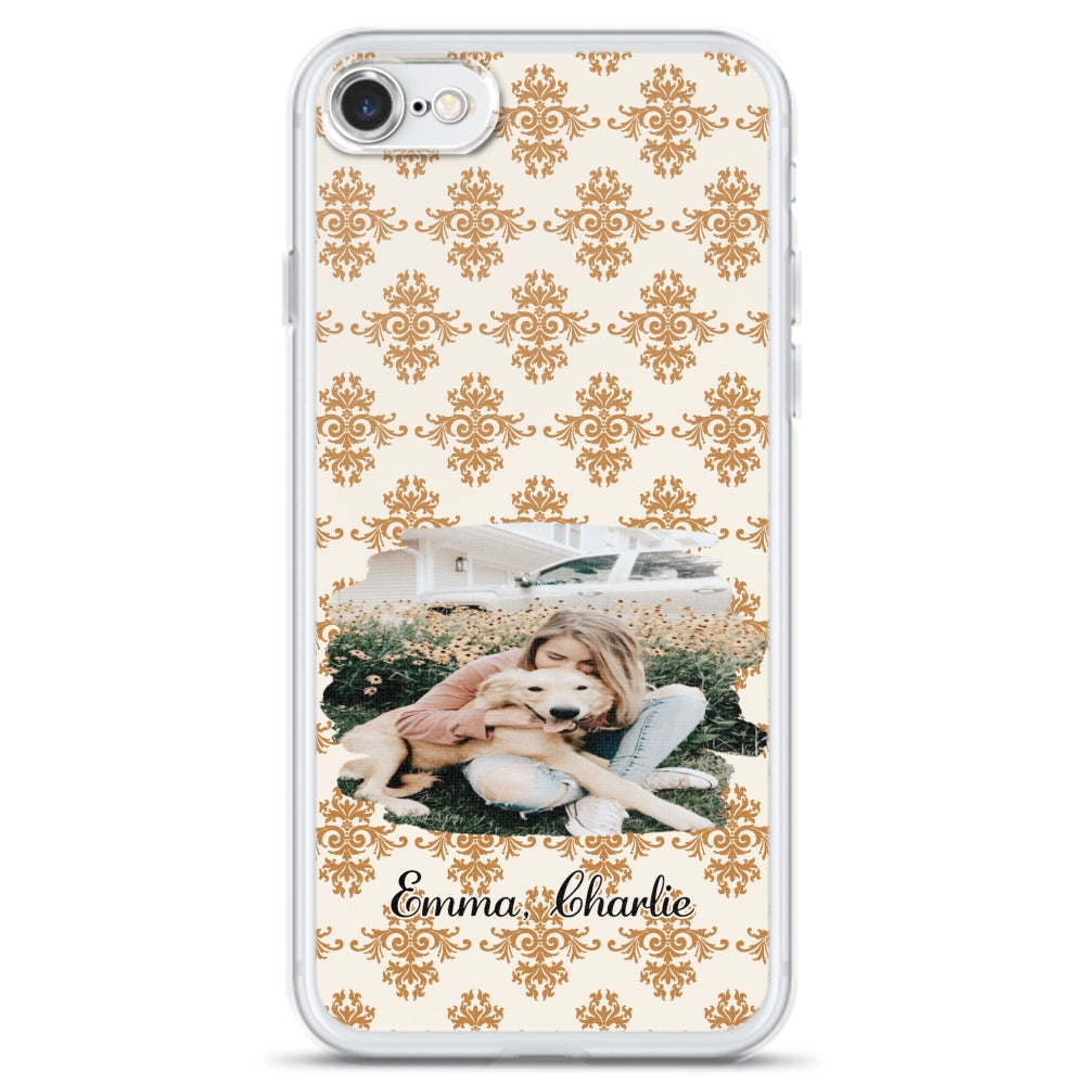 Pumskin Girl And Her Pet Photo - Personalized Phone Case