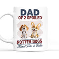 Custom Father's day Birthday Gifts For Dog Dad, Dog Lovers • New Rotten Dog Chibi - Personalized Coffee Mug