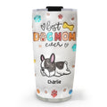 Custom Mother's day Birthday Gifts For Pet Mom, Pet Lovers • Mom Of The Dogs Ver 2 - Personalized 3D Inflated Effect Tumbler