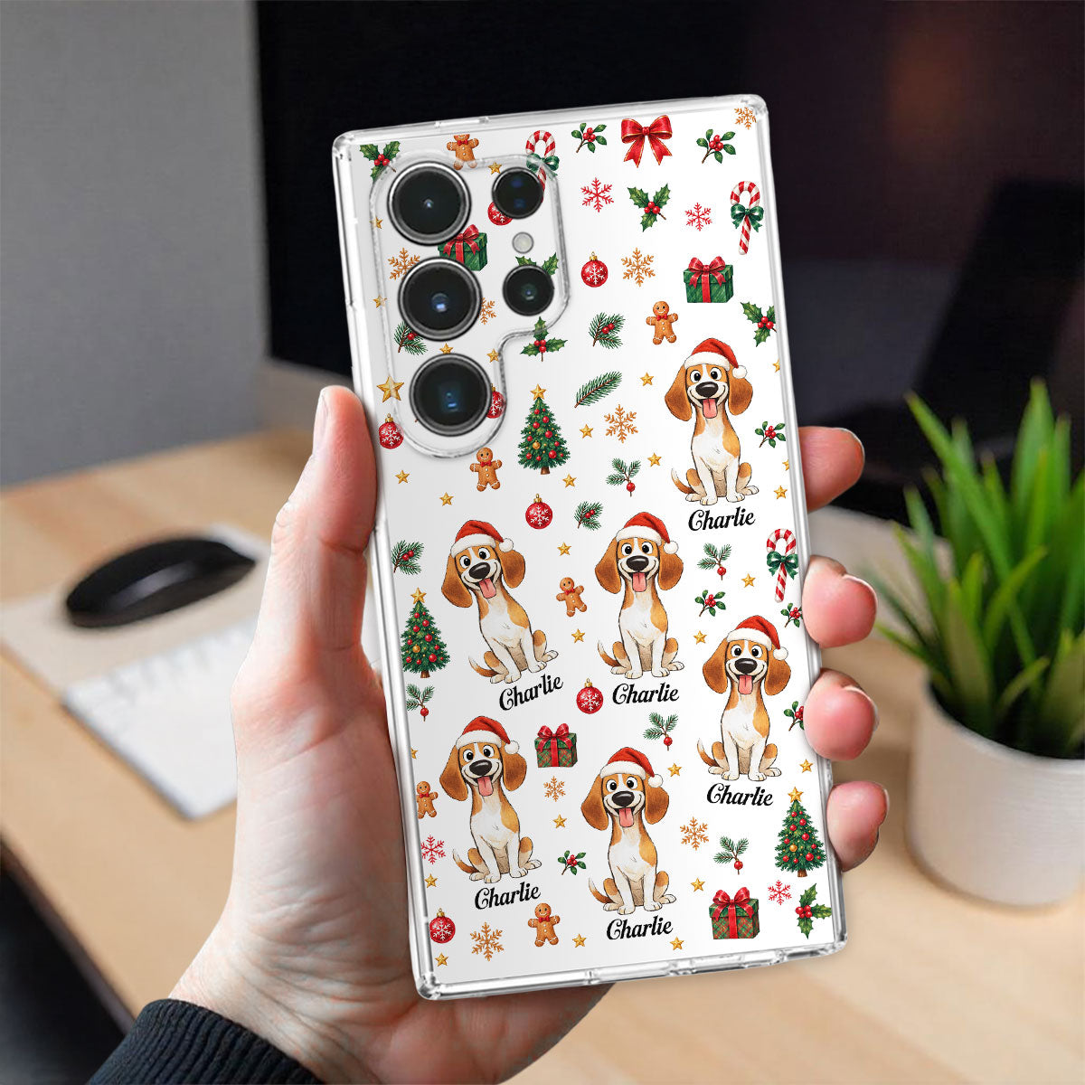Christmas Dog - Personalized Phone Case