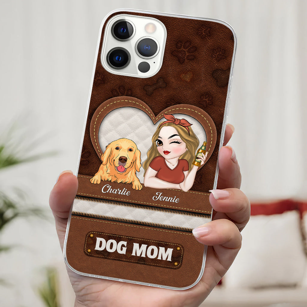 In My Dog Mom Era - Personalized 3D Inflated Effect Phone Case