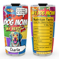 Custom Christmas Birthday Gifts For Dog Mom, Dog Lovers • Super Dog Mom - Personalized Tumbler
