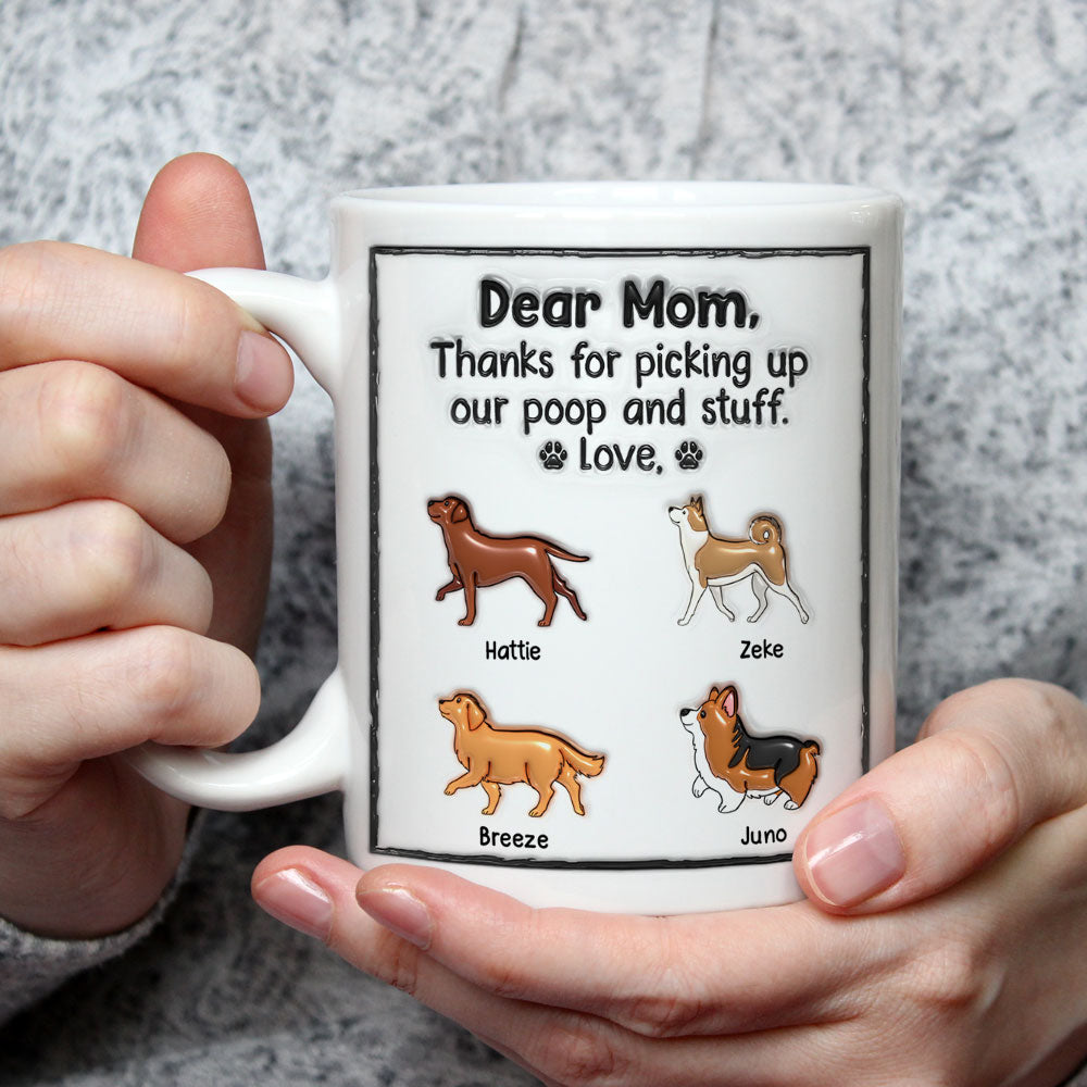 Custom Mother's Father's day Birthday Gifts For Pet Lovers • Love And Licks - Personalized 3D Inflated Mug