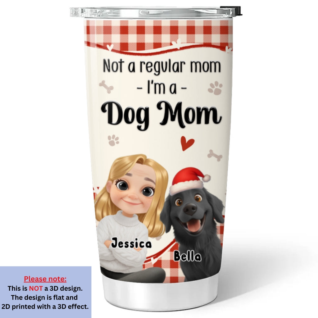 Custom Christmas Birthday Gifts For Dog Mom, Dog Lovers • I Am Your Santa - Personalized 3D Effect Tumbler