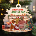 You Me Our Dogs Family - Personalized Wood Ornament