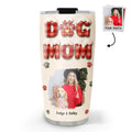 Custom Photo Christmas Birthday Gifts For Dog Mom, Dog Lovers • A Cheerful Time Photo - Personalized Tumbler