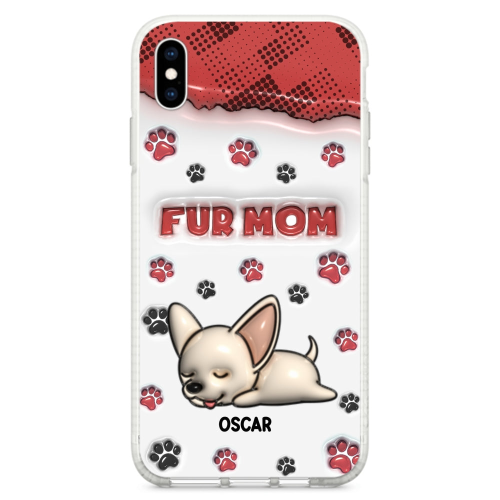 Fur Mom Version - Personalized 3D Inflated Effect Phone Case