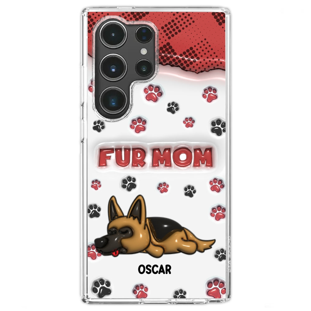 Fur Mom Version - Personalized 3D Inflated Effect Phone Case