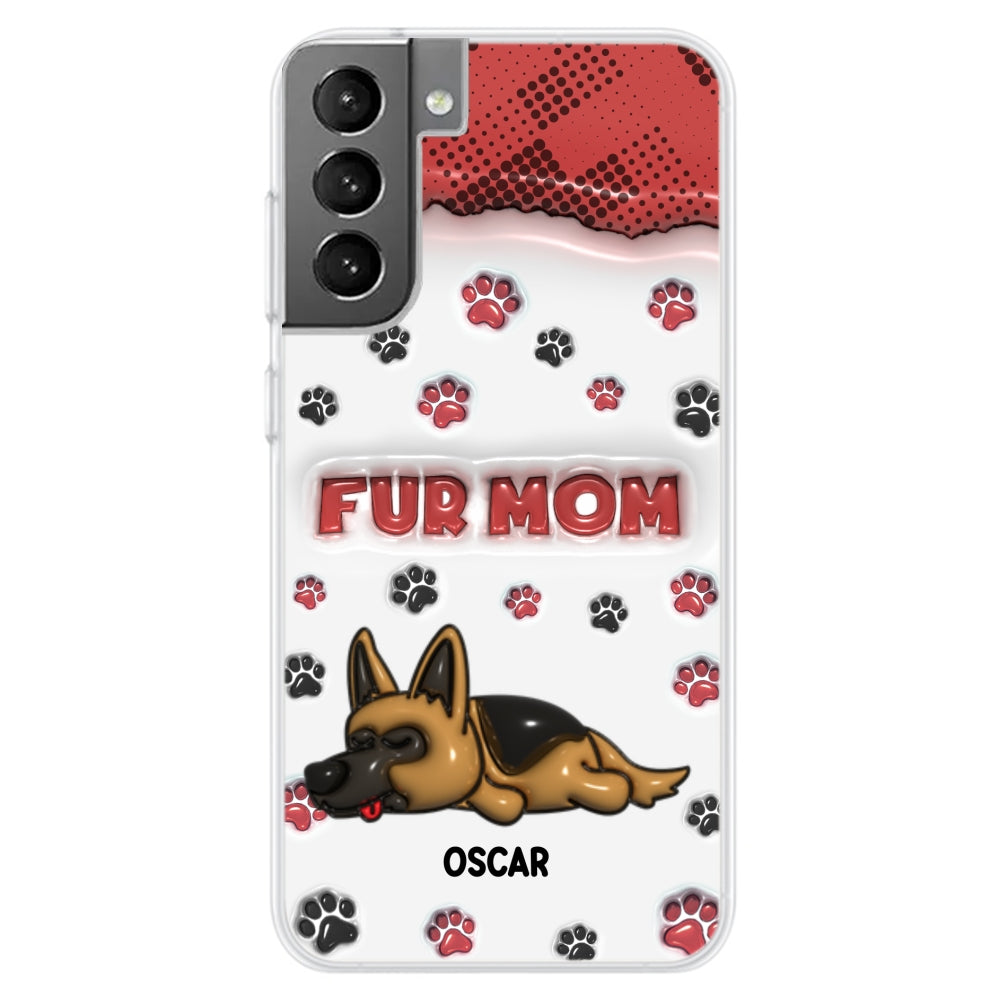 Fur Mom Version - Personalized 3D Inflated Effect Phone Case