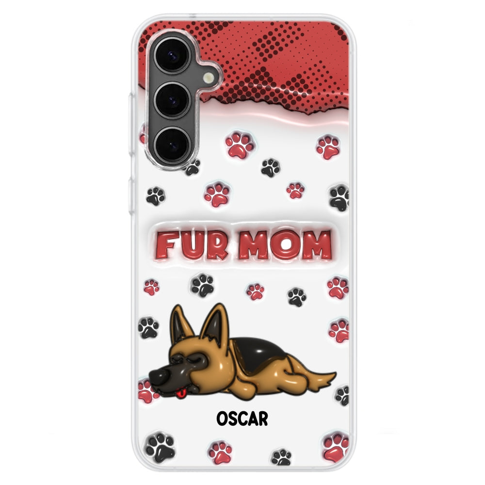 Fur Mom Version - Personalized 3D Inflated Effect Phone Case