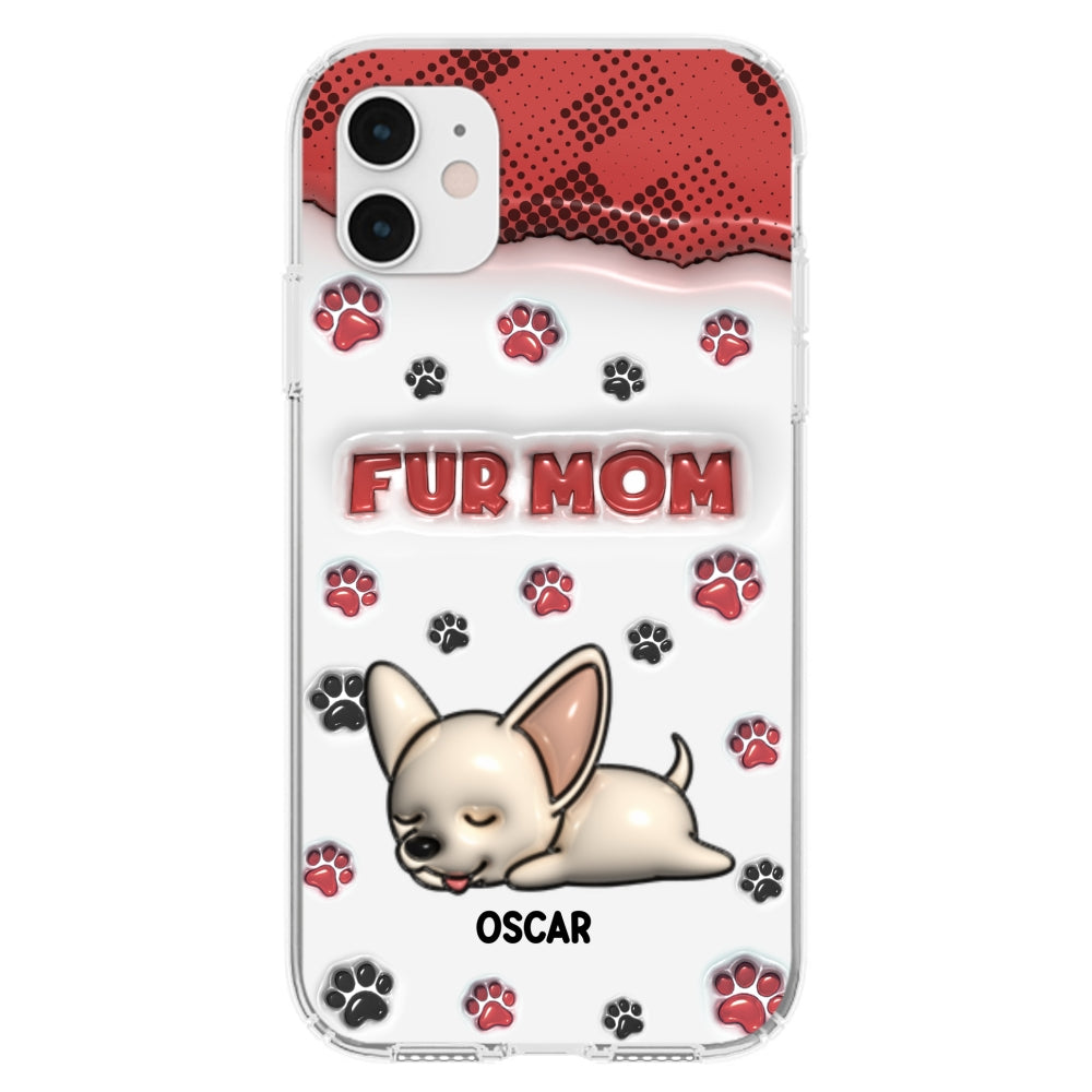 Fur Mom Version - Personalized 3D Inflated Effect Phone Case