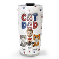 Custom Father's day Birthday Gifts For Cat Dad, Cat Lovers • My Lovely Cat - Personalized 3D Inflated Effect Tumbler