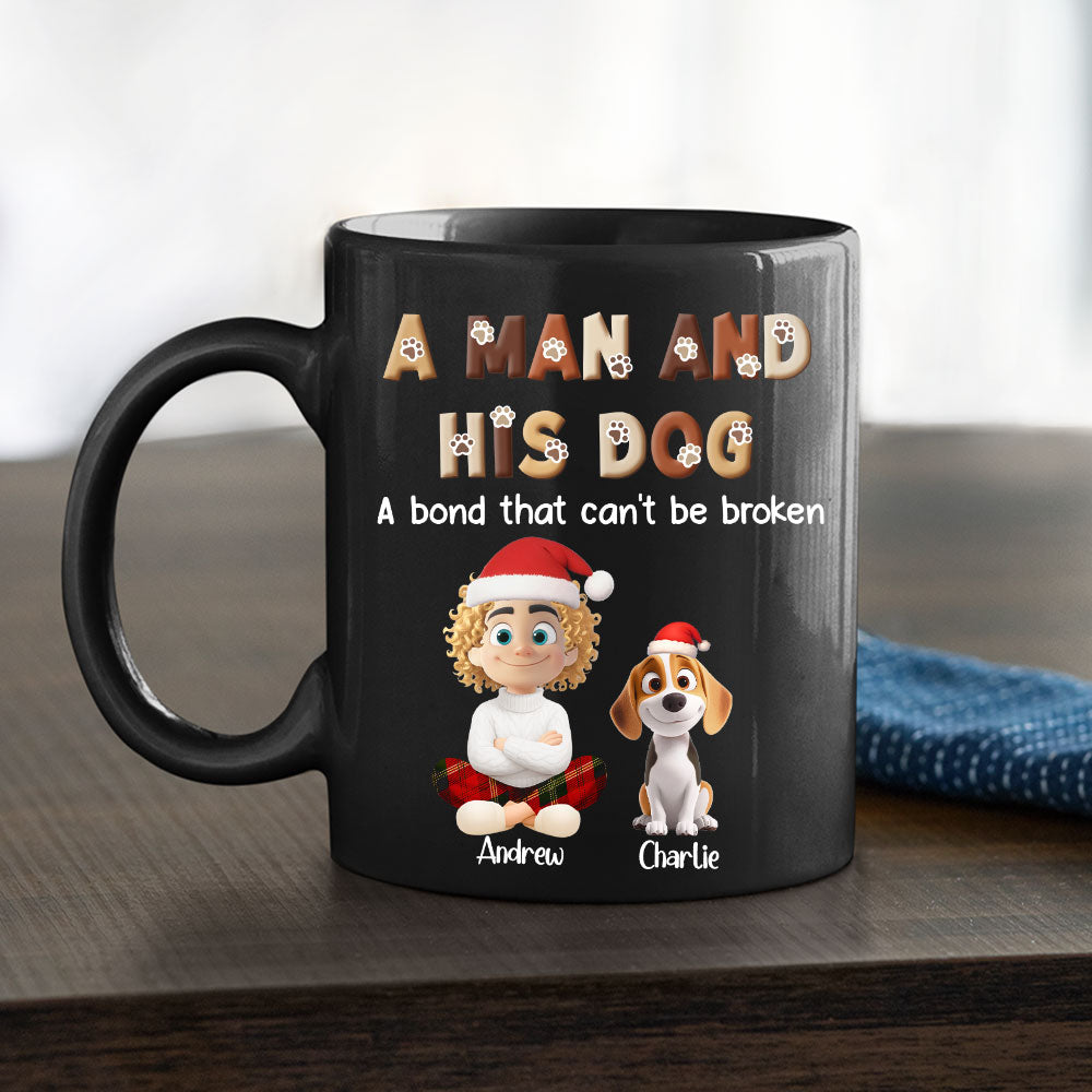 Custom Christmas Birthday Gifts For Dog Mom, Dog Lovers • My Biological Parent - Personalized Coffee Mug