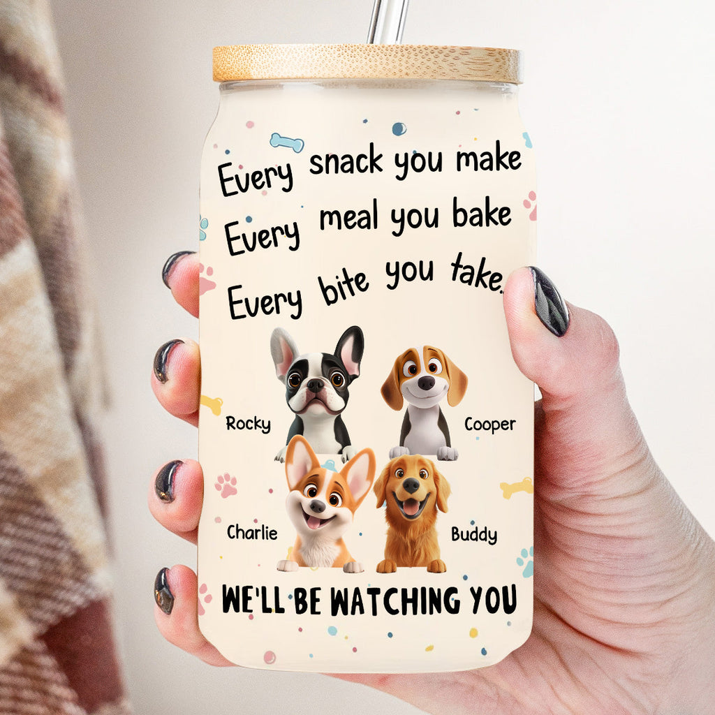 Watching You - Personalized Glass Can