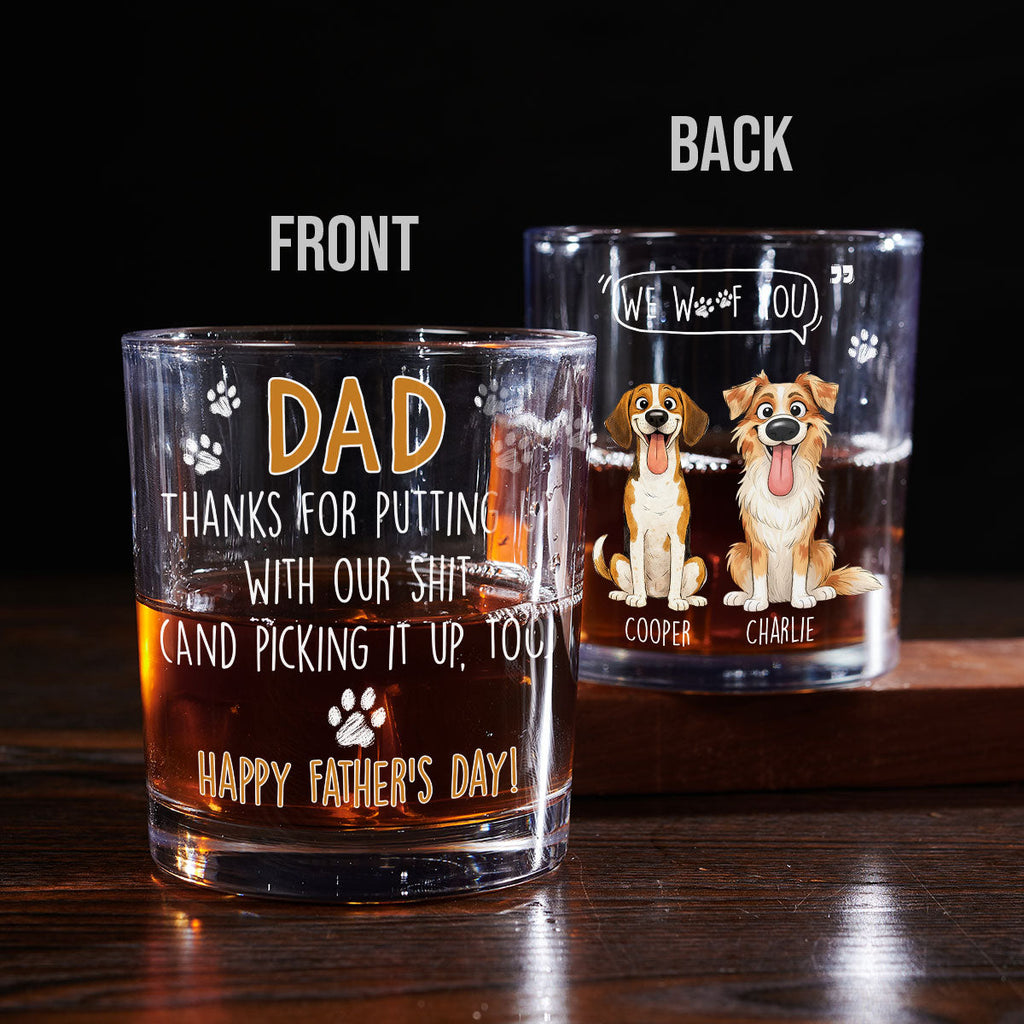 From Your Favorite Dogs - Personalized Whiskey Glass
