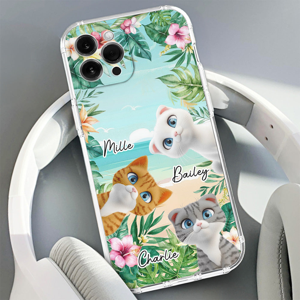 Cat Summer - Personalized Phone Case