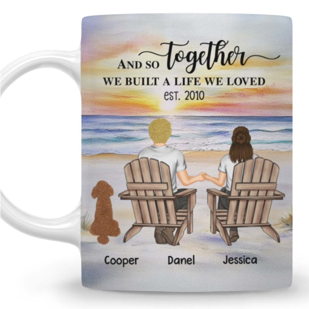 Custom Christmas Birthday Gifts For Dog Lovers • A Life We Want - Personalized Coffee Mug