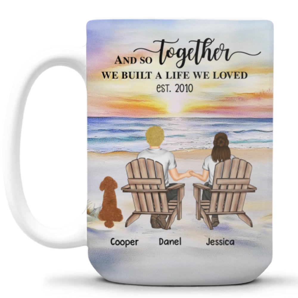Custom Christmas Birthday Gifts For Dog Lovers • A Life We Want - Personalized Coffee Mug