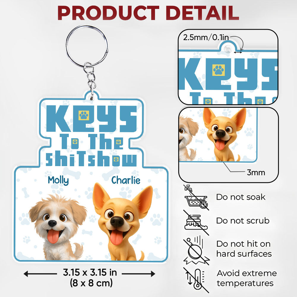 Keys To The Show - Personalized Acrylic Keychain