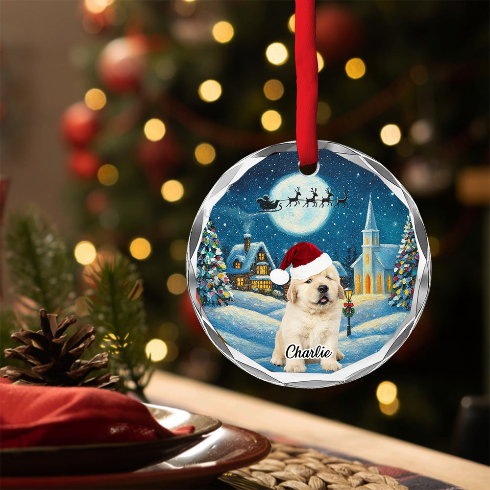 Falling In Me Photo - Personalized Glass Ornament