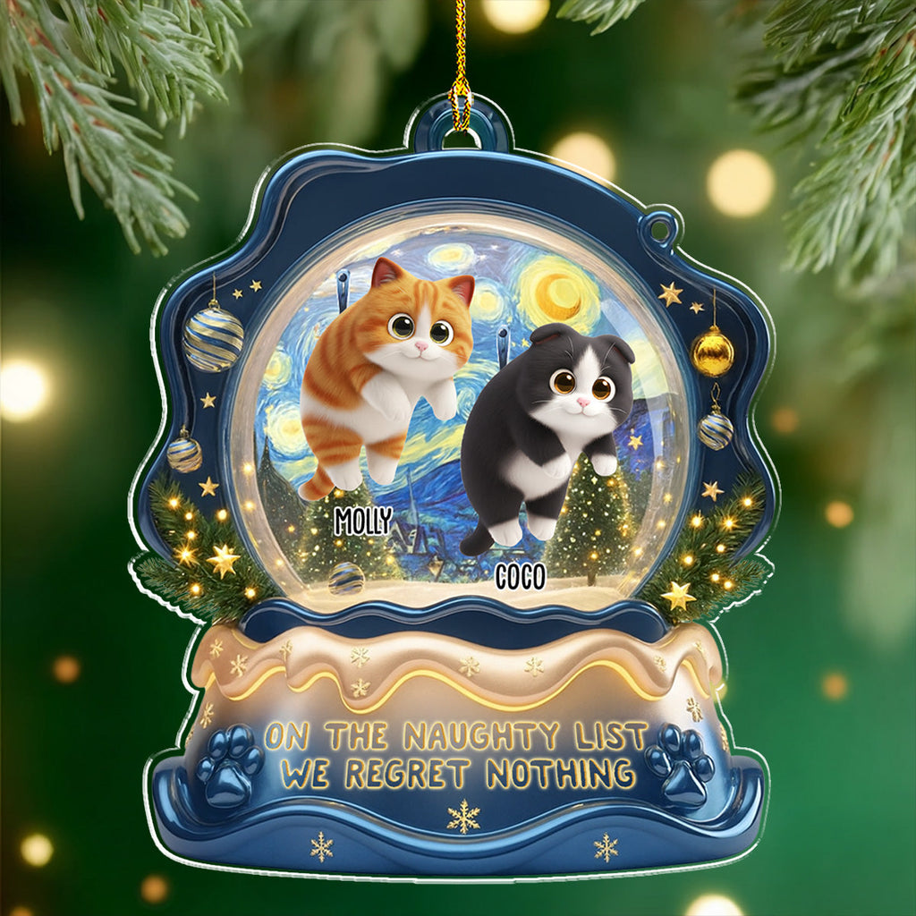 Custom Christmas Decor Home Birthday Gifts For Cat Lovers • Cat Edition - Personalized Acrylic Ornament