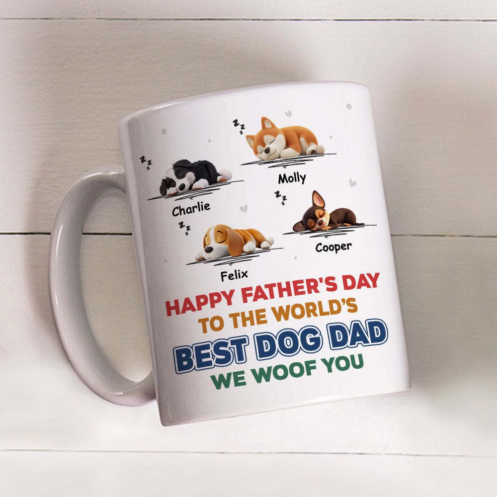 Custom Mother's Father's day Birthday Gifts For Dog Lovers • Best In The World - Personalized Coffee Mug