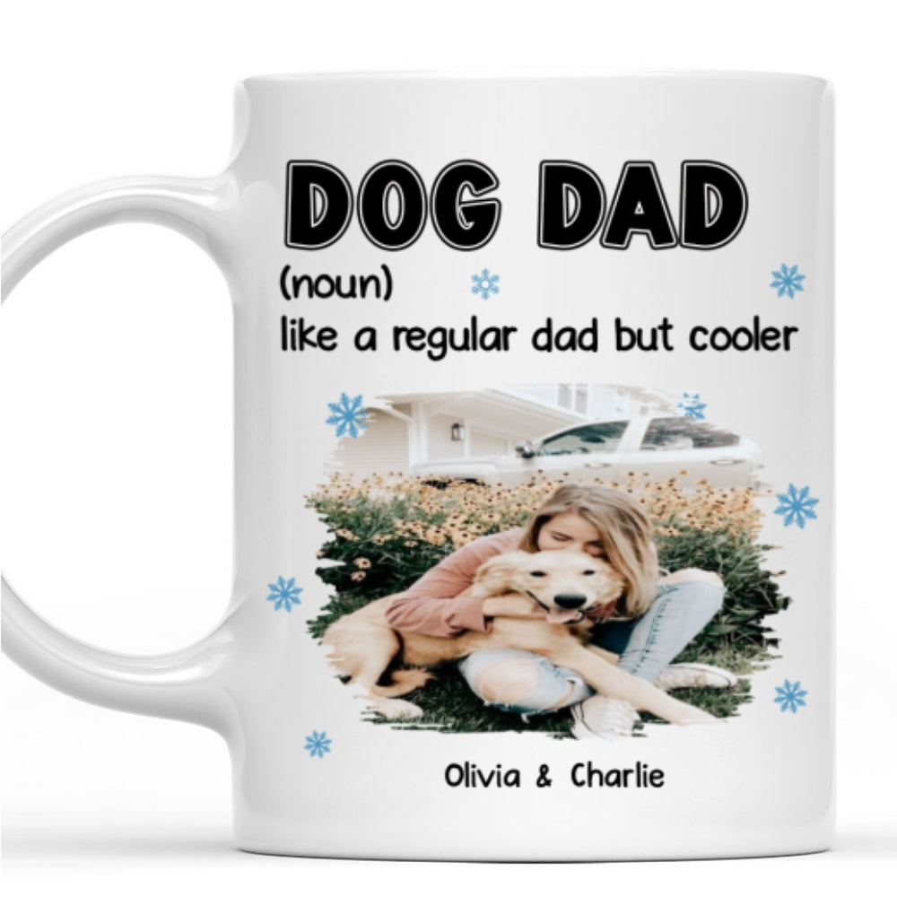 Custom Photo Christmas Birthday Gifts For Dog Lovers • But Cooler Photo - Personalized Coffee Mug