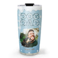 Custom Photo Christmas Birthday Gifts For Dog Dad, Dog Lovers • Cool Dog Dad Photo - Personalized Tumbler