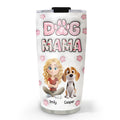 Custom Christmas Birthday Gifts For Dog Mom, Dog Lovers • Cherry On Top Version 2 - Personalized 3D Inflated Effect Tumbler