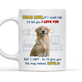 Custom Photo Mother's Father's day Birthday Gifts For Dog Lovers • Here Is The Mug Version Photo - Personalized Coffee Mug