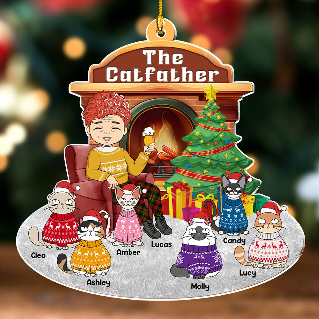 Catparent Christmas - Personalized Acrylic Ornament