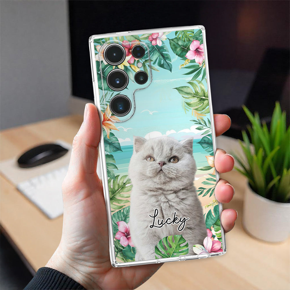 Cat Summer Photo - Personalized Phone Case