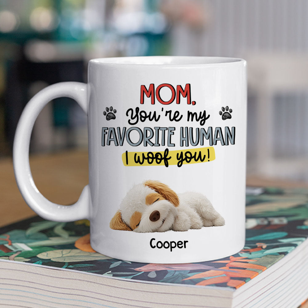 Custom Mother's day Birthday Gifts For Dog Mom, Dog Lovers • Favorite Mom Of Dogs - Personalized Coffee Mug
