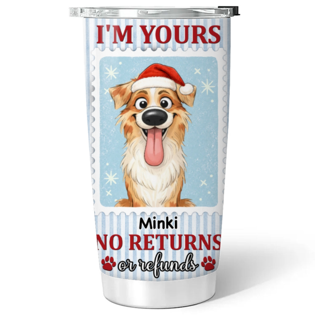 Custom Christmas Birthday Gifts For Dog Mom, Dog Lovers • Forever Your Dog - Personalized Tumbler