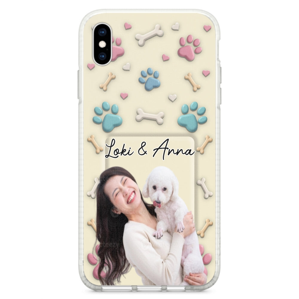 Dog Mom Cartoon Photo - Personalized 3D Effect Phone Case