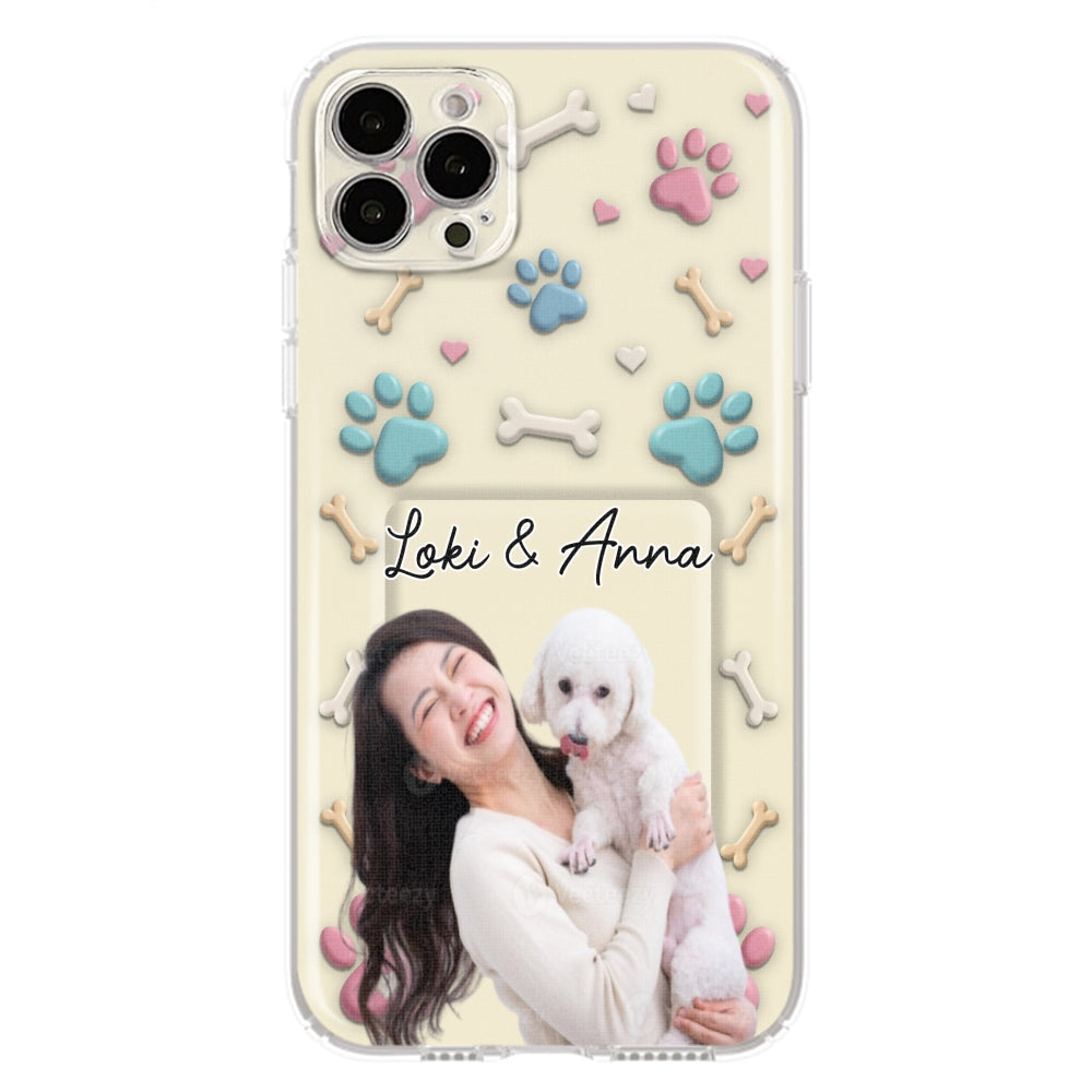 Dog Mom Cartoon Photo - Personalized 3D Effect Phone Case