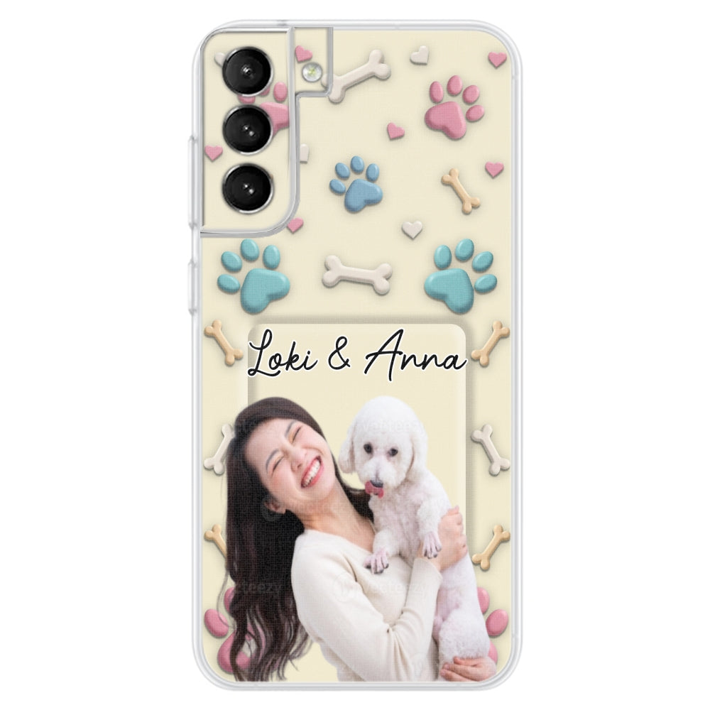 Dog Mom Cartoon Photo - Personalized 3D Effect Phone Case
