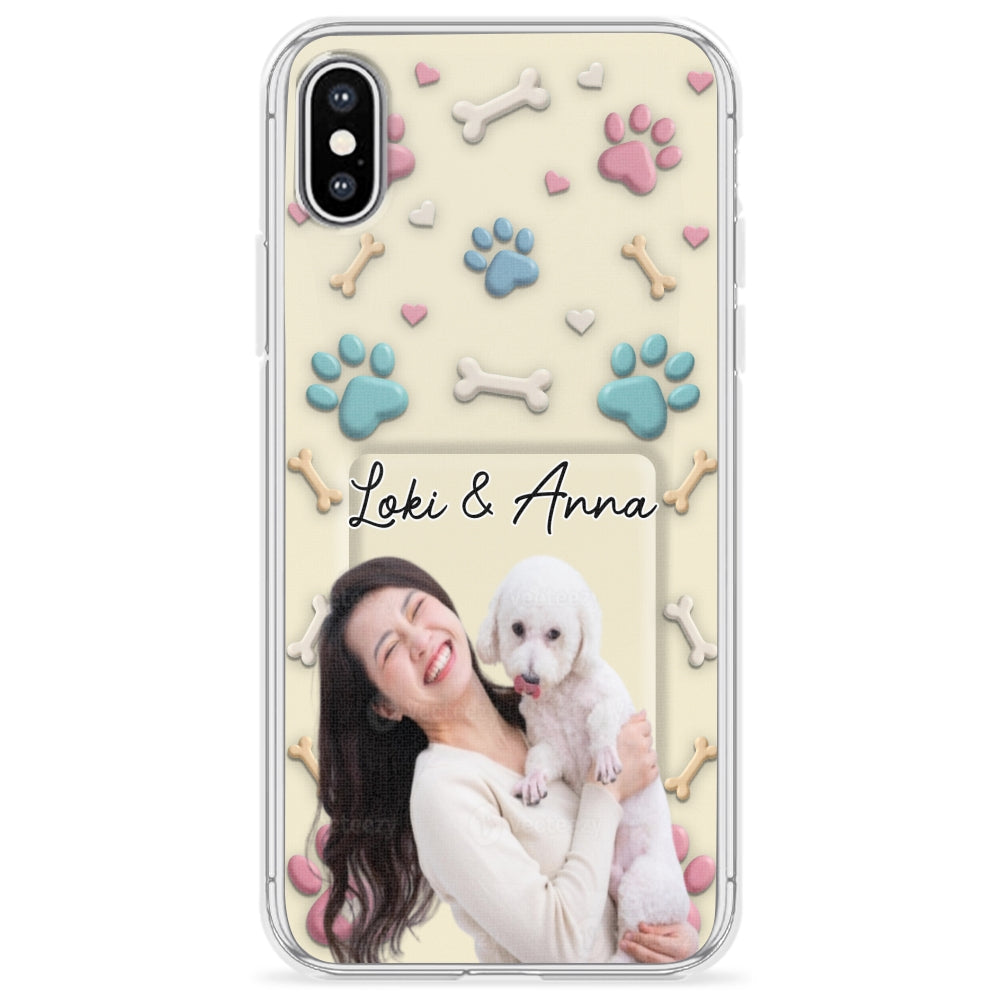 Dog Mom Cartoon Photo - Personalized 3D Effect Phone Case