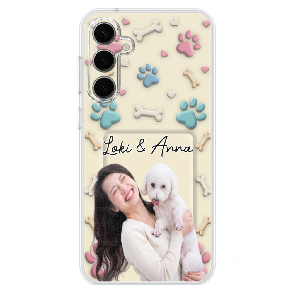 Dog Mom Cartoon Photo - Personalized 3D Effect Phone Case
