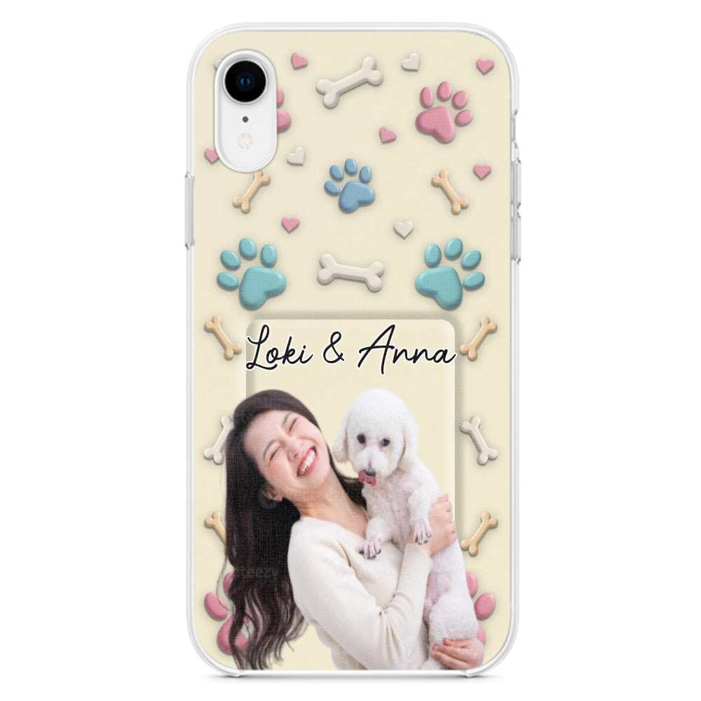 Dog Mom Cartoon Photo - Personalized 3D Effect Phone Case