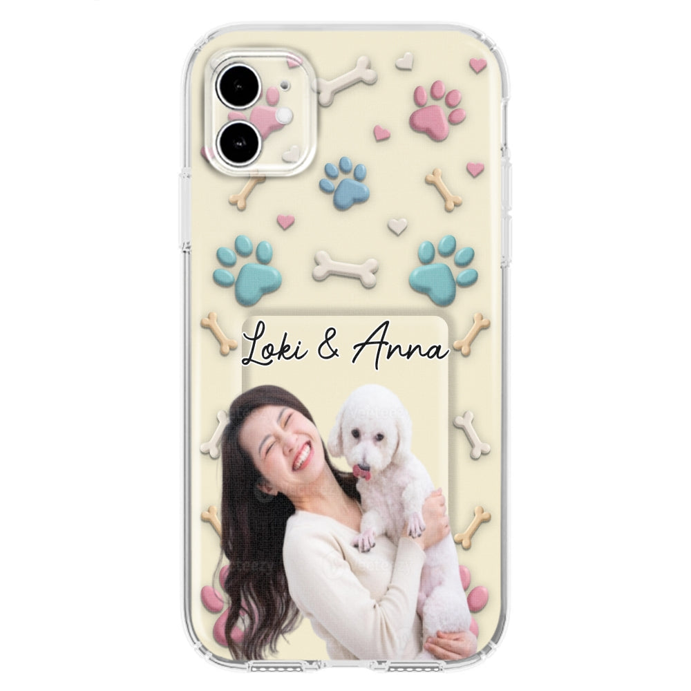 Dog Mom Cartoon Photo - Personalized 3D Effect Phone Case