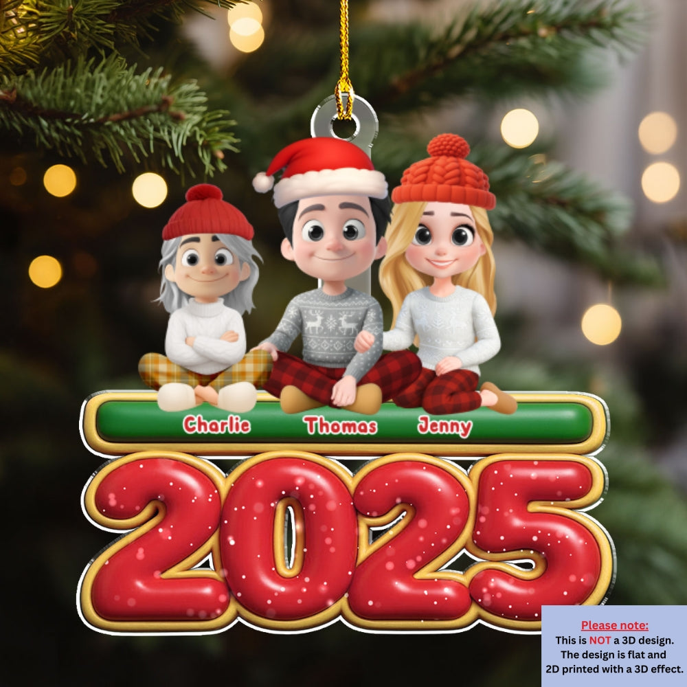 Custom Christmas Decor Home Birthday Gifts For Dog Lovers • We And Our Kids - Personalized Acrylic Ornament